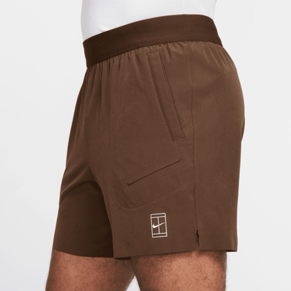 Nike Men's Brown Athletic Tennis Shorts